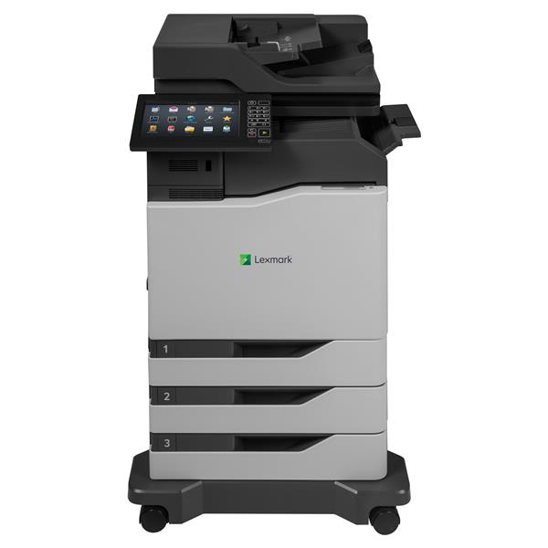 Lexmark CX860dtfe - Stampante multifunzione - colore - laser - Legal (216 x 356 mm)/A4 (210 x 297 mm) (originale) - A4/Legal (supporti) - fino a 57 ppm (copia) - fino a 57 ppm (stampa) - 1750 fogli - 33.6 Kbps - USB 2.0, Gigabit LAN, host USB
