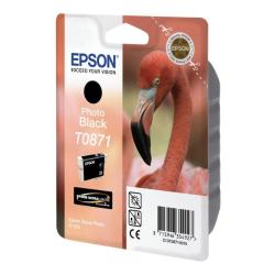 Epson T0871 - 11.4 ml - nero per foto - originale - blister - cartuccia d'inchiostro - per Stylus Photo R1900