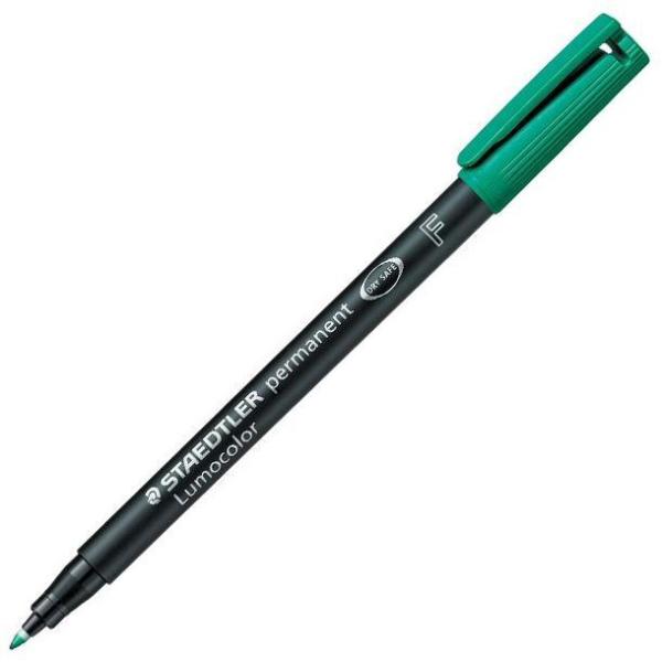 STAEDTLER Lumocolor 318 - Marcatore - permanente - verde - 0.6 mm - fine