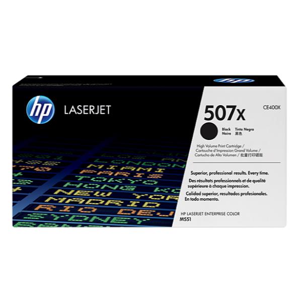 HP 507X - Alta resa - nero - originale - LaserJet - cartuccia toner (CE400X) - per Color LaserJet Enterprise MFP M575; LaserJet Pro MFP M570