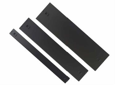 WP RACK - Pannello di riempimento rack - nero, RAL 9005 - 1U - 19"