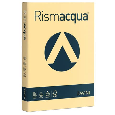 FAVINI HOME-OFFICE PROFESSIONAL Rismacqua - Camoscio - A4 (210 x 297 mm) - 140 g/m² - 200 fogli carta comune