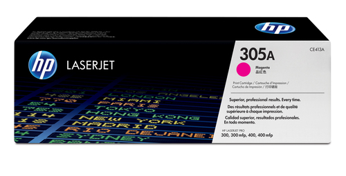 HP 305A - Magenta - originale - LaserJet - cartuccia toner (CE413A) - per LaserJet Pro 300 color M351a, 300 color MFP M375nw, 400 color M451, 400 color MFP M475