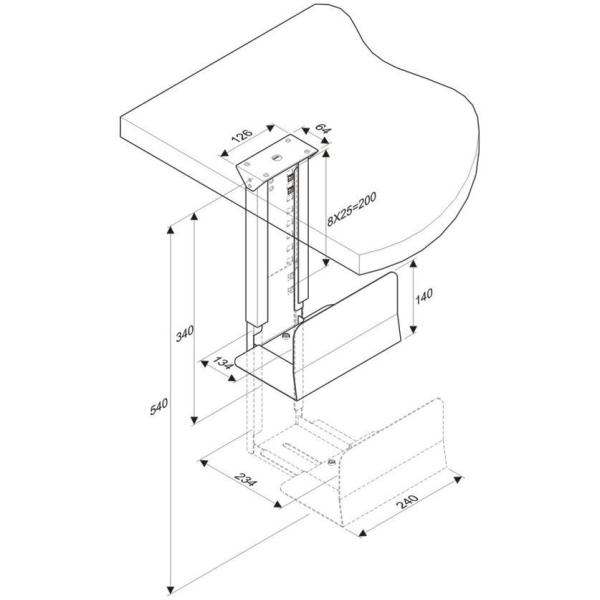 Neomounts CPU-D200 - Kit montaggio (supporto CPU) - …