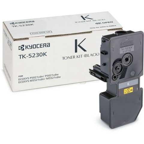 Kyocera TK 5230K - Nero - originale - cartuccia toner - per ECOSYS M5521, P5021