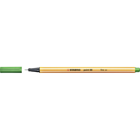 STABILO point 88 - Penna a punta sottile - verde - 0.4 mm - fine