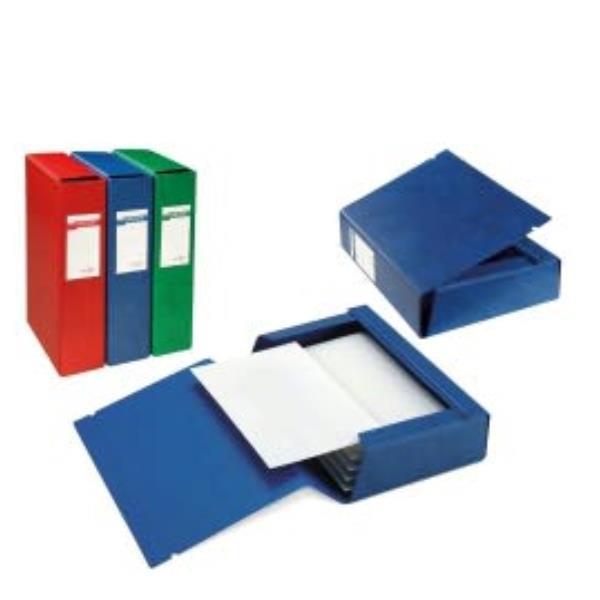SEI ARCHIVIO 3L - Cartella a scatola - larghezza dorsale 120 mm - per 250 x 350 mm - blu