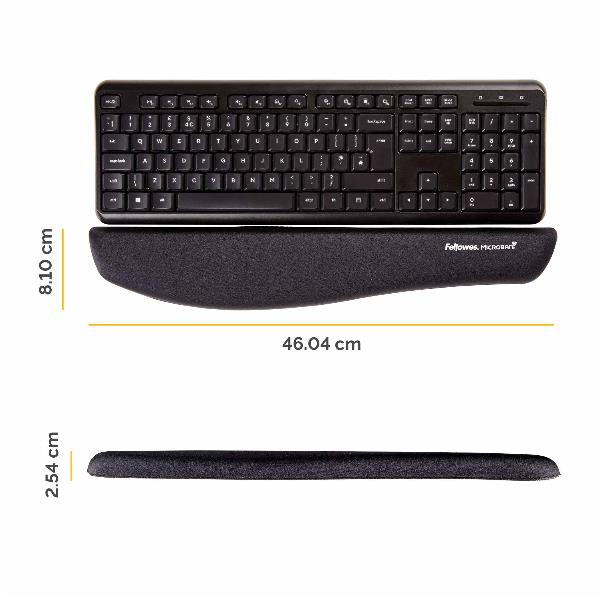 Fellowes PlushTouch - Poggiapolso - nero