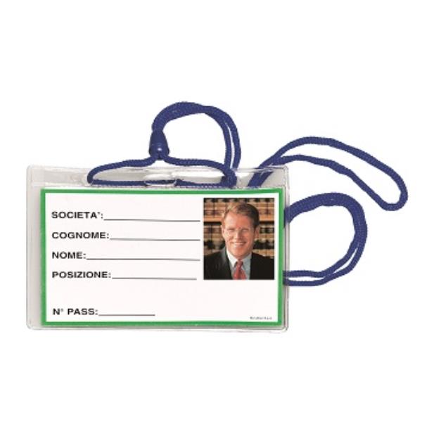 Lebez - Porta badge - cordino (pacchetto di 100)