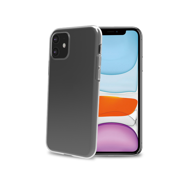 Celly Gelskin - Cover per cellulare - TPU (poliuretano termoplastico) - trasparente - per Apple iPhone 11