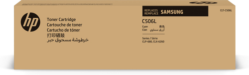 Samsung CLT-C506L - Alta resa - ciano - originale - cartuccia toner (SU038A) - per Samsung CLP-680DW, CLP-680ND, CLX-6260FD, CLX-6260FR, CLX-6260FW, CLX-6260ND