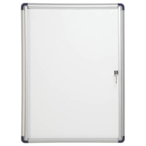 Bi-Office Enclore Budget - Lavagna integrata - 710 x 971 mm - 9 x A4 - acciaio laccato - magnetica - bianco