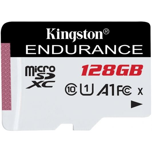 Kingston High Endurance - Scheda di memoria flash - 128 GB - A1 / UHS-I U1 / Class10 - UHS-I microSDXC
