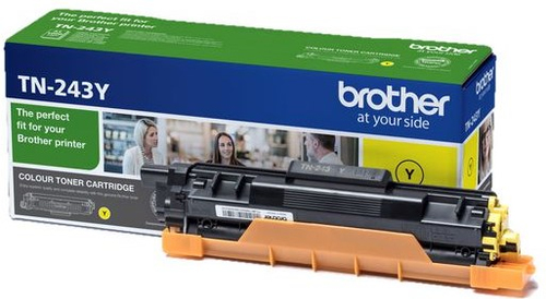Brother TN243Y - Giallo - originale - cartuccia toner - per Brother DCP-L3510, L3517, L3550, HL-L3210, L3230, L3270, MFC-L3710, L3730, L3750, L3770