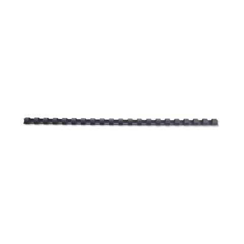 GBC CombBind - 12 mm - 21 anelli - A4 (210 x 297 mm) - 95 fogli - nero - 100 pezzi pettine per la rilegatura in plastica - per P/N: 2101435, 4400399, IB271106, IB271717