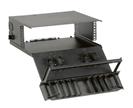 Panduit Opticom QuickNet Rack Mount Fiber Cassette Enclosure - Alloggiamento pannello di cablaggio - nero - 4U - 19"