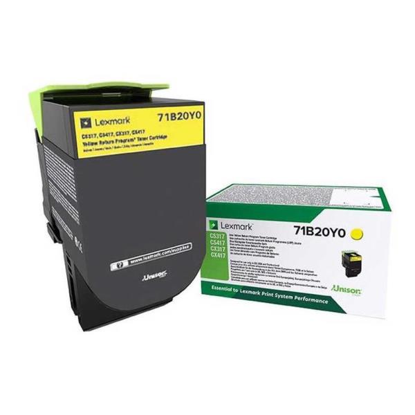 Lexmark X317 - Giallo - originale - cartuccia …