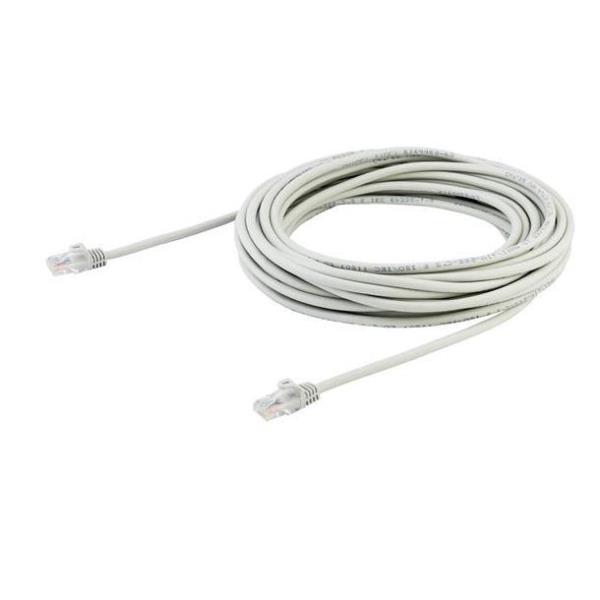 StarTech.com Cavo di Rete da 50cm Grigio Cat5e Ethernet RJ45 Antigroviglio - Cavo Patch Snagless - Cavo patch - RJ-45 (M) a RJ-45 (M) - 50 cm - UTP - CAT 5e - antiaggrovigliamento, bloccato - grigio
