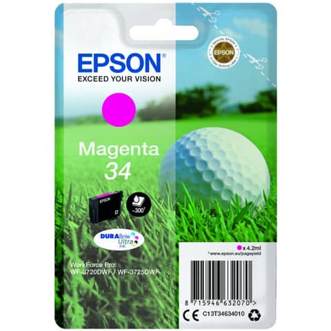 Epson 34 - 4.2 ml - magenta - …