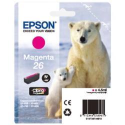 Epson 26 - 4.5 ml - magenta - originale - cartuccia d'inchiostro - per Expression Premium XP-510, 520, 600, 605, 610, 615, 620, 625, 700, 710, 720, 800, 810, 820