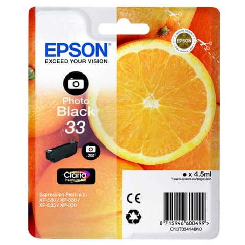 Epson 33 - 4.5 ml - nero per …