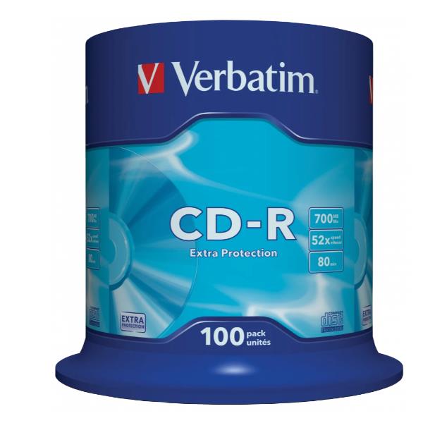 Verbatim - 100 x CD-R - 700 MB …