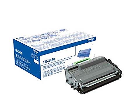 Brother TN3480 - Alta resa - nero - originale - cartuccia toner - per Brother HL-L5000, L5100, L5200, L6200, L6300, L6450, MFC-L5700, L6800, L6900, L6950, L6970