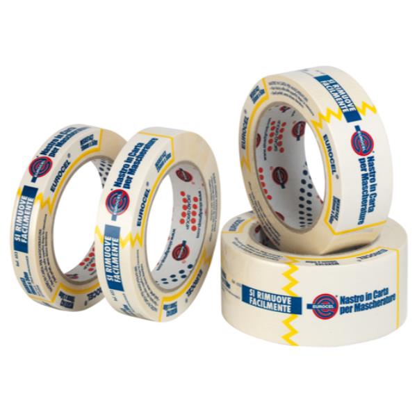 Eurocel MSK 6143 - Nastro di precisione - 30 mm x 50 m - carta crespa - bianco