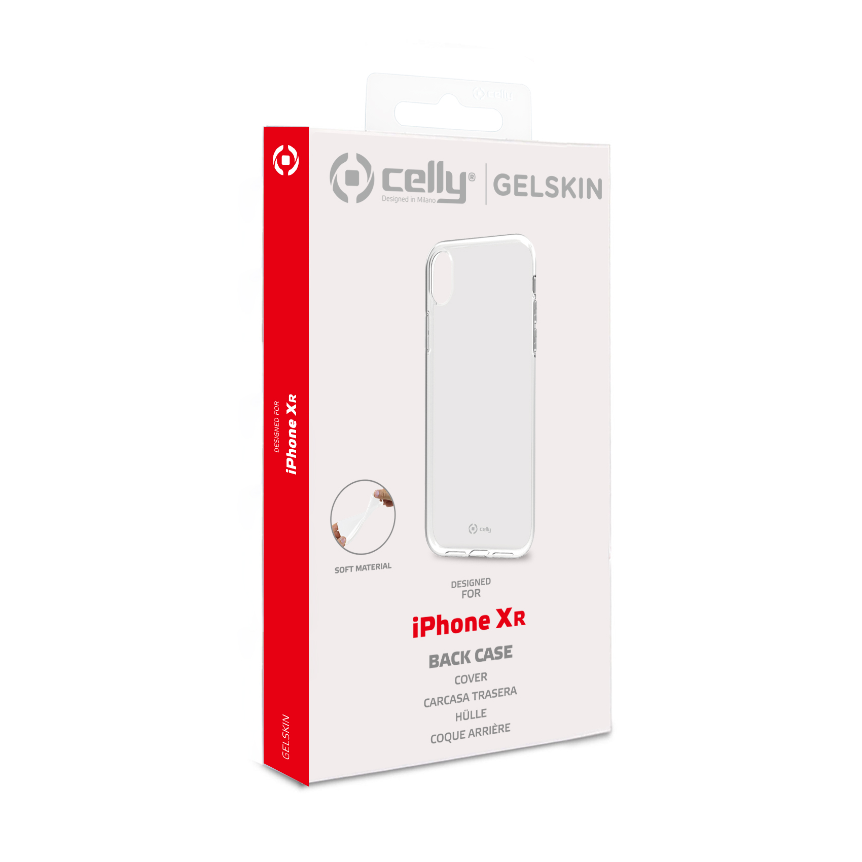 Celly Gelskin GELSKIN998 - Cover per cellulare - TPU (poliuretano termoplastico) - per Apple iPhone XR