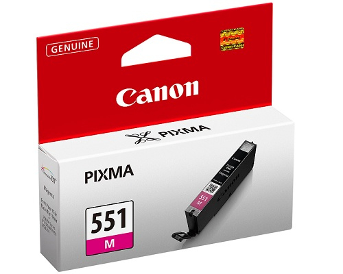 Canon CLI-551M - 7 ml - magenta - originale - serbatoio inchiostro - per PIXMA iP8750, iX6850, MG5550, MG5650, MG5655, MG6450, MG6650, MG7150, MG7550, MX725, MX925