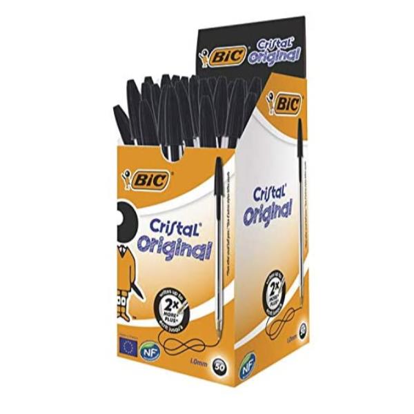 BIC Cristal - Penna a sfera - nero …