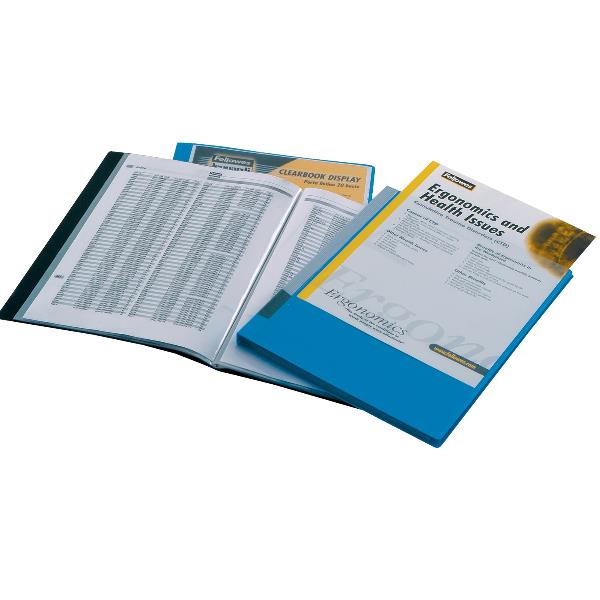 Fellowes - Porta listini - 60 compartimenti - blu