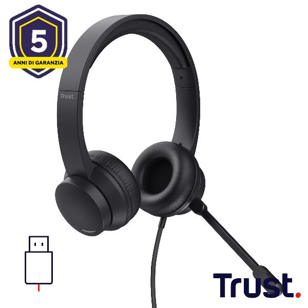 Cuffie USB con microfono Ayda-Trust