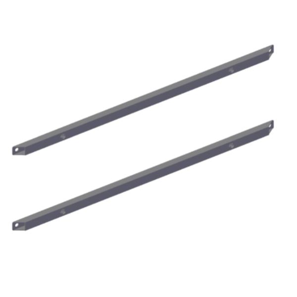 ITB Solution VW - Kit montaggio (2 staffe) - per pannello piatto - nero - dimensione schermo: 40"-60"