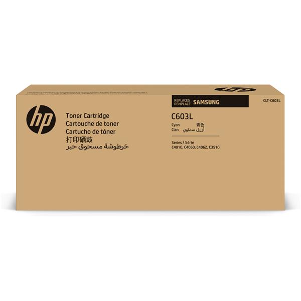 Samsung CLT-C603L - Alta resa - ciano - originale - cartuccia toner (SU080A) - per ProXpress SL-C4010N, SL-C4010ND, SL-C4012ND, SL-C4060FX, SL-C4062FX