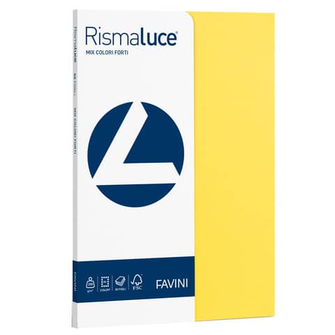 FAVINI HOME-OFFICE PROFESSIONAL RISMALUCE SMALL MIX - 5 colori - A4 (210 x 297 mm) - 200 g/m² - 50 fogli carta comune