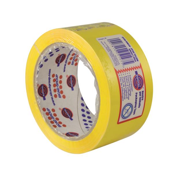 Eurocel PP 36 NN - Nastro ufficio - 50 mm x 66 m - giallo