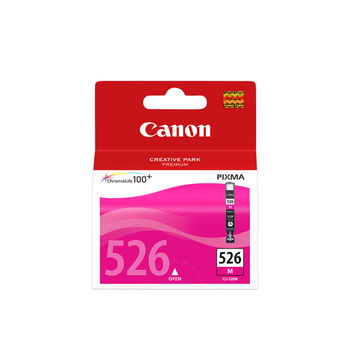 Canon CLI-526M - 9 ml - magenta - originale - serbatoio inchiostro - per PIXMA iP4950, iX6550, MG5250, MG5350, MG6150, MG6250, MG8150, MG8250, MX715, MX885, MX895