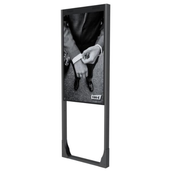 Multibrackets M Floormount Pro - Componente di montaggio (telaio imbullonato a pavimento) - per pannello piatto - nero