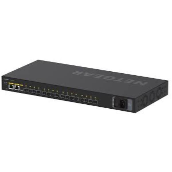NETGEAR M4200 Intelligent Edge Series GSM4210P - Switch - L3 - gestito - 6 x 100/1000/2.5G (PoE+) + 2 x 100/1000/2.5G/5G (PoE+) + 2 x 1 Gigabit / 10 Gigabit SFP+ - flusso d'aria da laterale a laterale - montabile su rack - PoE+ (240 W)