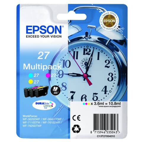 Epson 27 Multi-Pack - Confezione da 3 - …