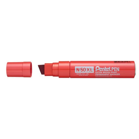 Pentel PEN N50 XL - Marcatore - permanente - rosso - ultra spesso