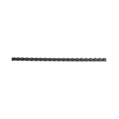 GBC CombBind - 14 mm - 21 anelli - A4 (210 x 297 mm) - 125 fogli - nero - 100 pezzi pettine per la rilegatura in plastica - per P/N: 2101435, 4400399, IB271106, IB271717