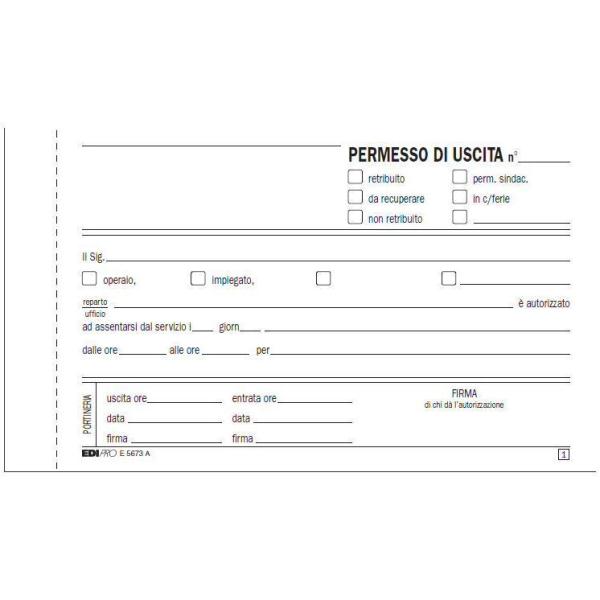 Edipro - Blocco ordini - 50 fogli - 170 x 99 mm - duplicato