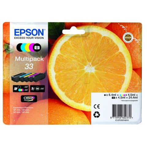 Epson 33 Multipack - Confezione da 5 - …