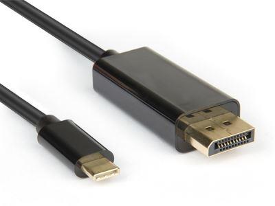 Hamlet XVAUC-DP4K20 - Cavo adattatore - USB-C (M) a DisplayPort (M) - USB 3.1 - 2 m - supporto 4K