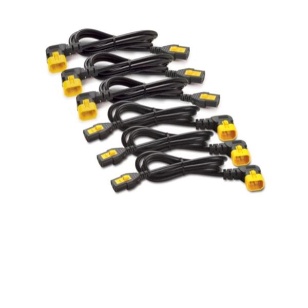 APC - Cavo di alimentazione - power IEC 60320 C13 a IEC 60320 C14 - 10 A - 1.83 m - connettore 90° - nero - Worldwide - per P/N: SCL500RMI1UC, SCL500RMI1UNC, SMTL750RMI2UC, SRT1500RMXLI, SRT1500XLI, SRT2200XLI-KR