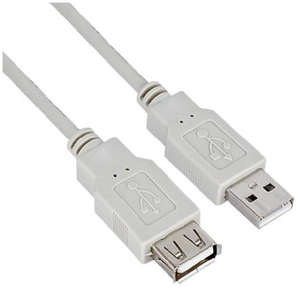Nilox - Cavo USB - USB (M) a USB (M) - USB 2.0 - 3 m - bianco