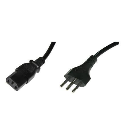 Nilox - Cavo di alimentazione - power IEC 60320 C13 a CEI 23-16/VII (M) - 1.8 m - nero - Italia