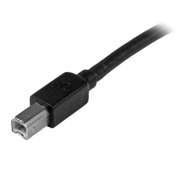 StarTech.com Cavo attivo USB 2.0 A a B da 15 m - M/M (USB2HAB50AC) - Cavo USB - USB Tipo B (M) a USB (M) - USB 2.0 - 15 m - attivo - nero - per P/N: ICUSB232D